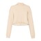 Bella + Canvas Cropped Fleece Hoodie - Heather Dust, Size Medium